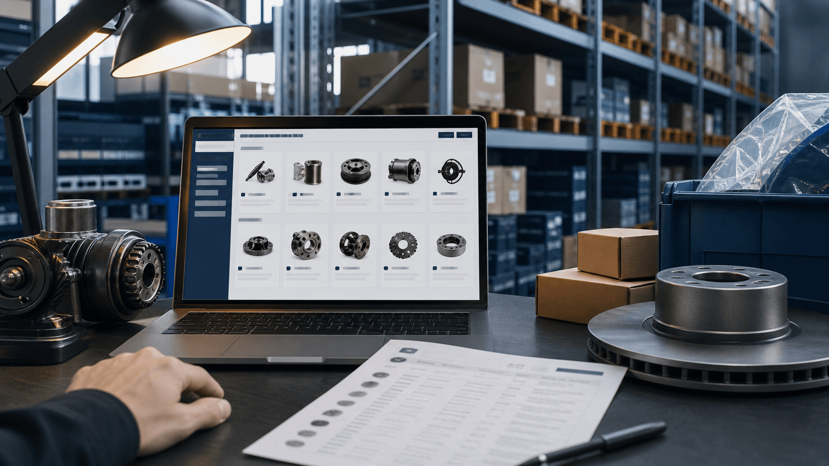 Dealer parts list RFQ workflow